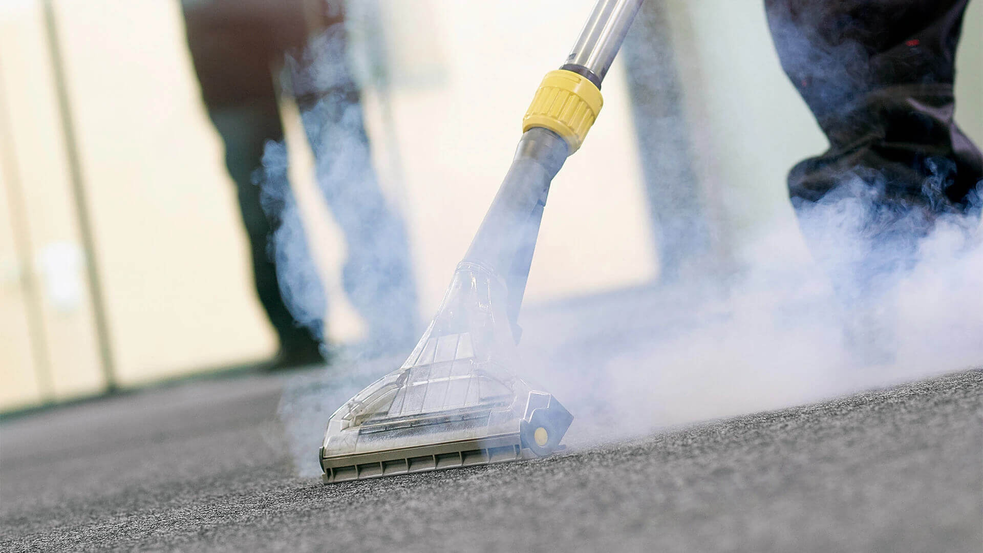 Professional carpet steam cleaning service